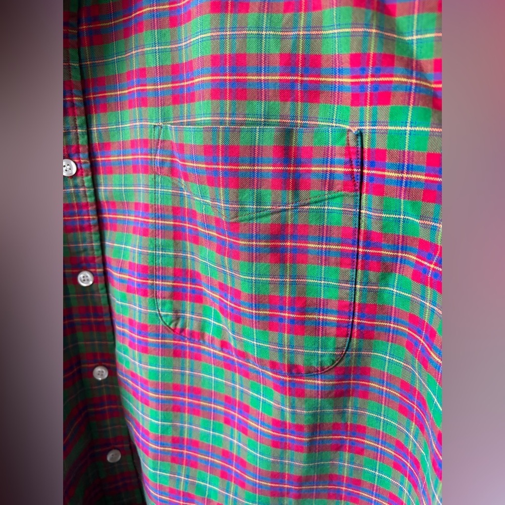 GAP Vintage Classic Preppy Heritage Men's Plaid Button Down Shirt - Picture 7 of 9